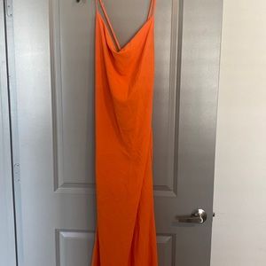 Orange dress